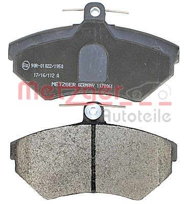 METZGER 1170061 Bremsbelagsatz, Scheibenbremse